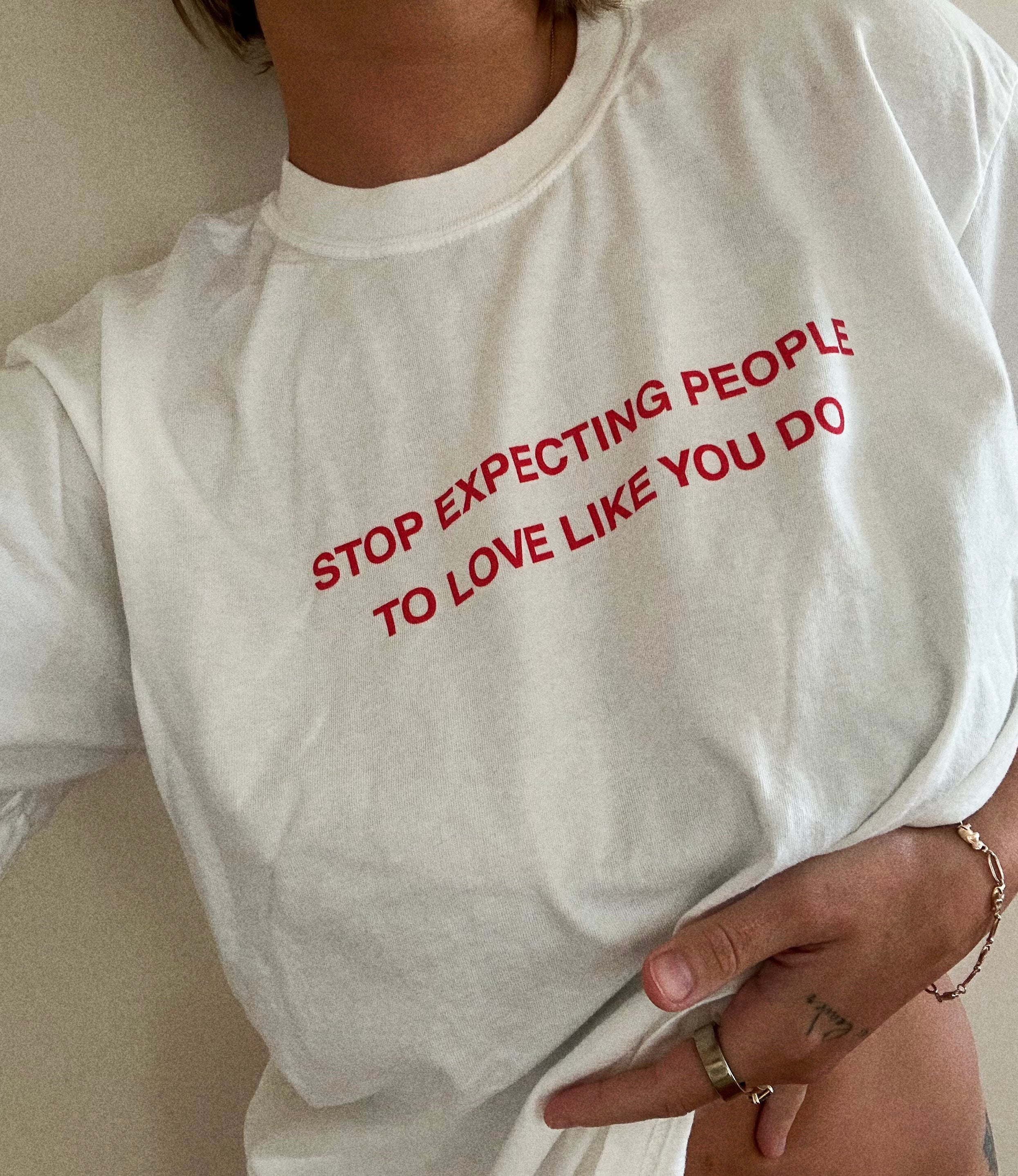THE STOP EXPECTING TEE