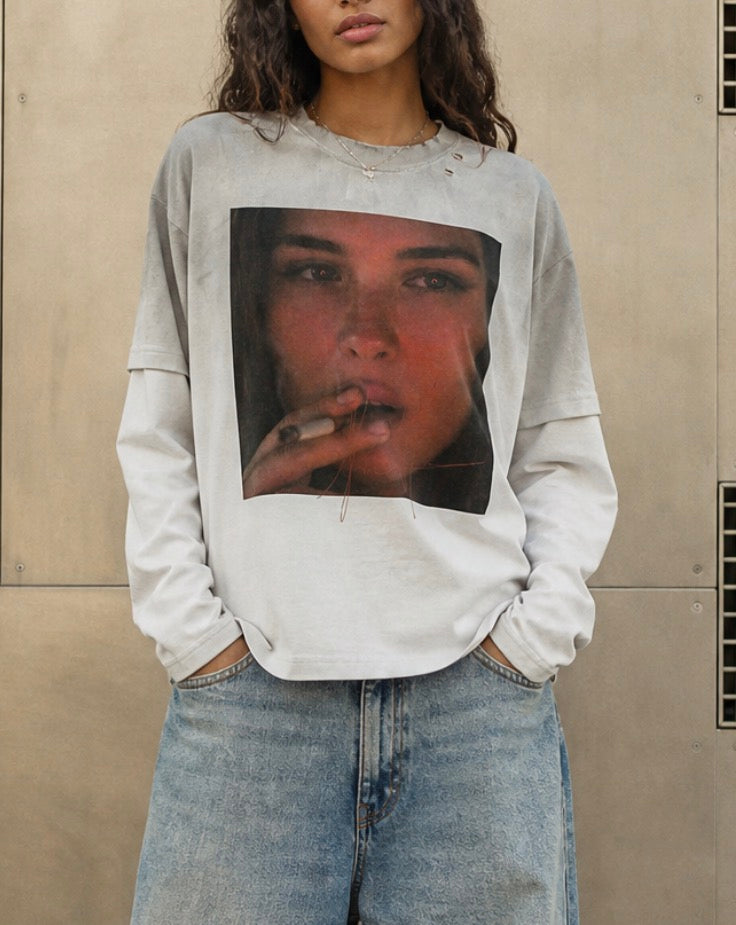 Official Niykee Album Layered Long Sleeve