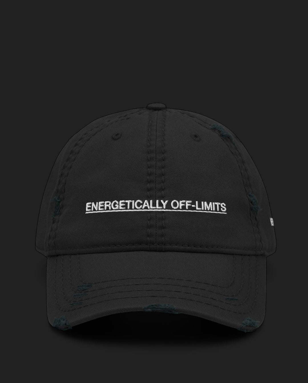 The Energetically Off-Limits Distressed Dad Hat