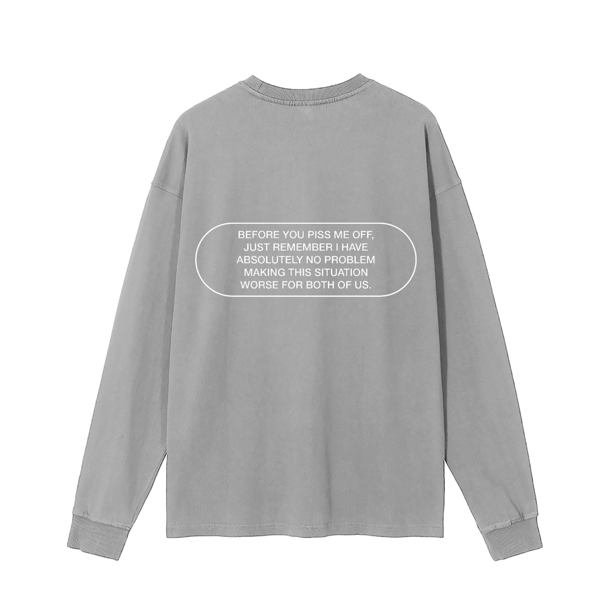 Vintage Washed "nbk" Long Sleeve