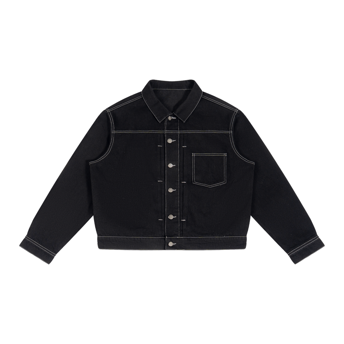 Men's Boxy Raw Denim Jacket