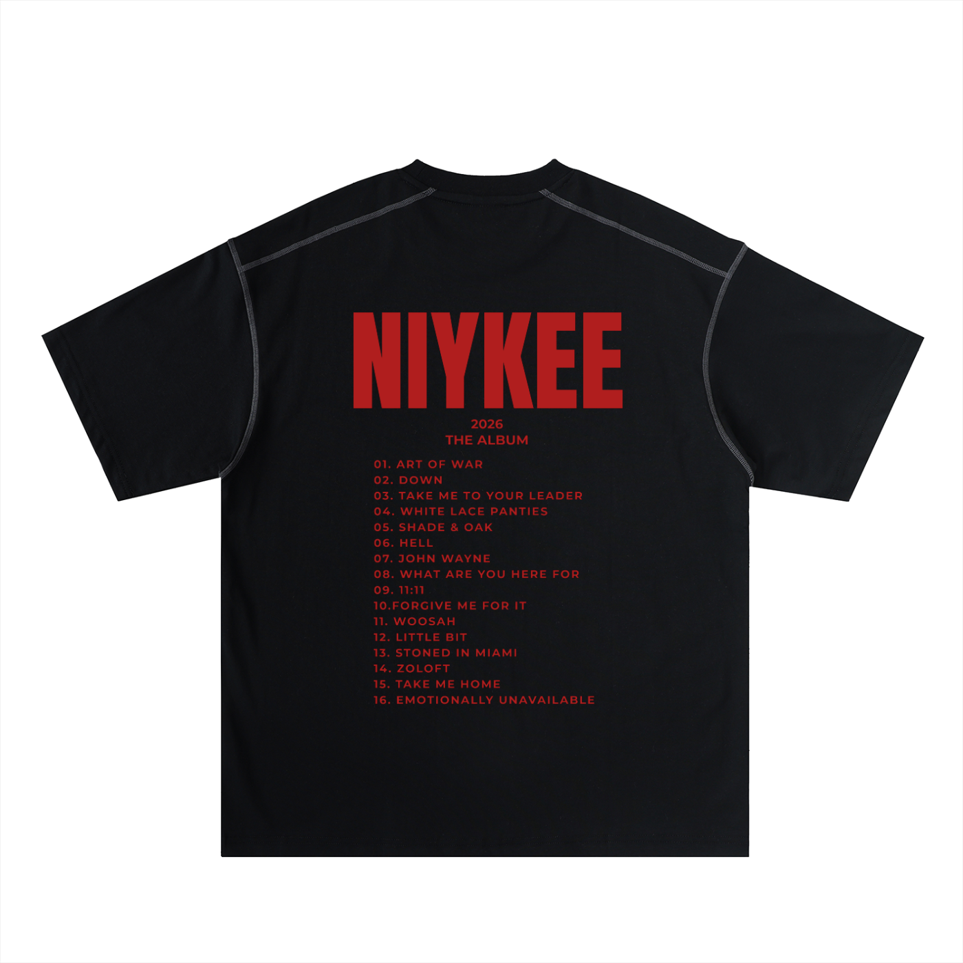 NIYKEE,ALBUM,MERCH,TEE