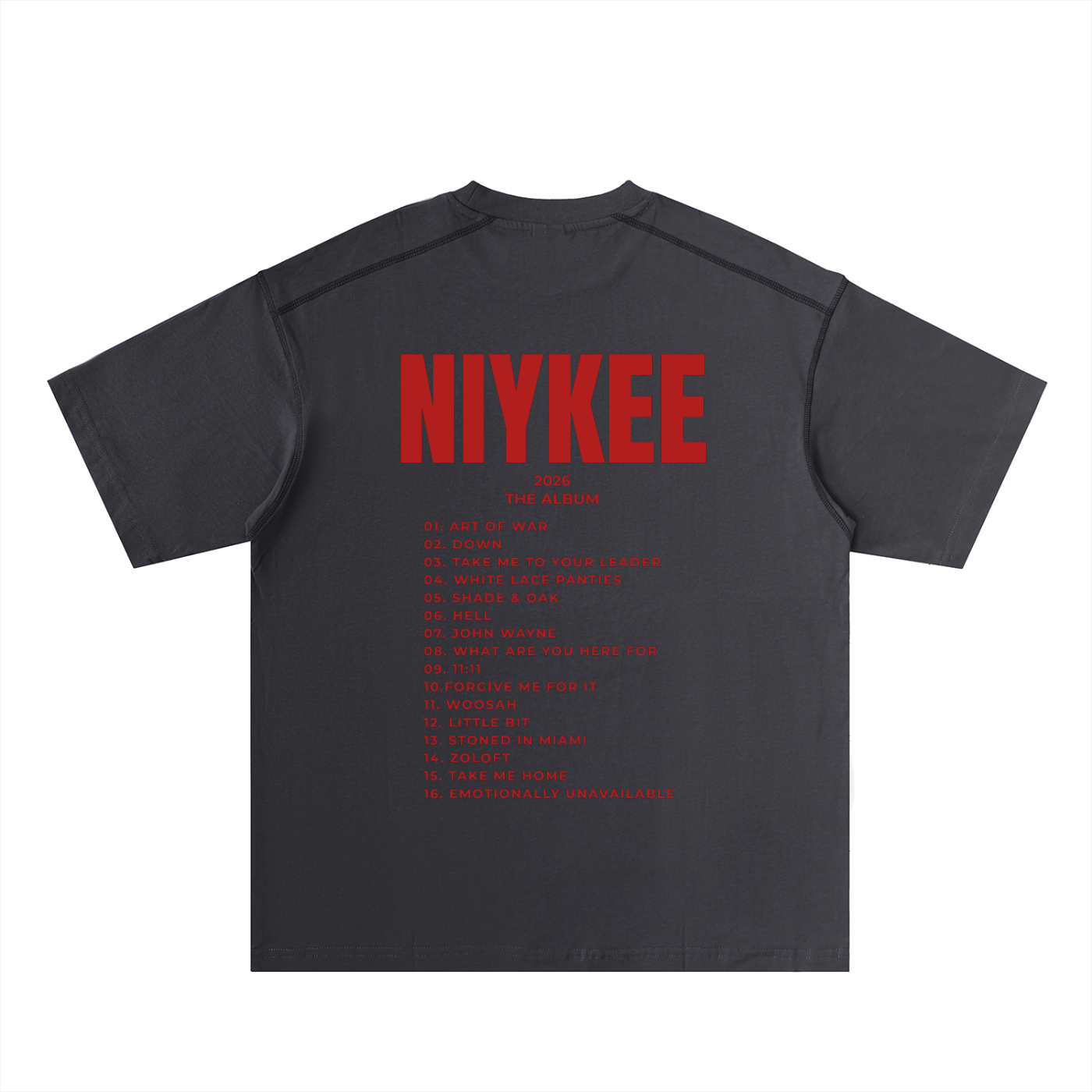 NIYKEE,ALBUM,MERCH,TEE