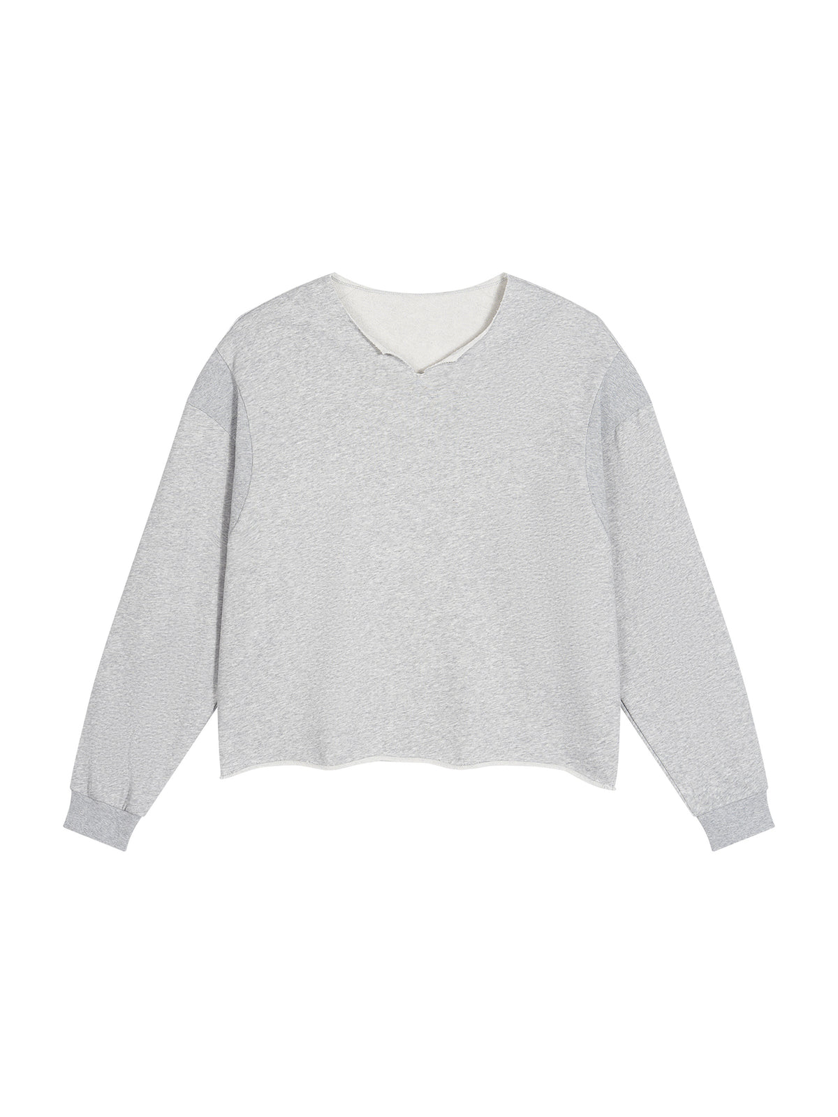 Raw Edge Boxy Sweatshirt