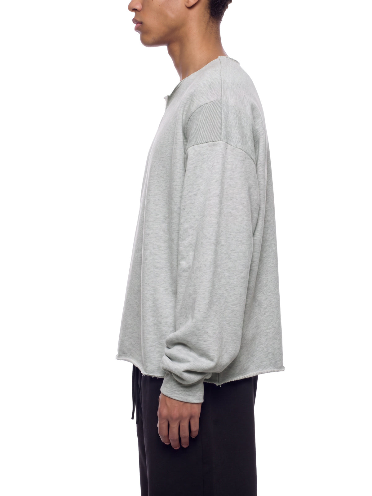 Raw Edge Boxy Sweatshirt