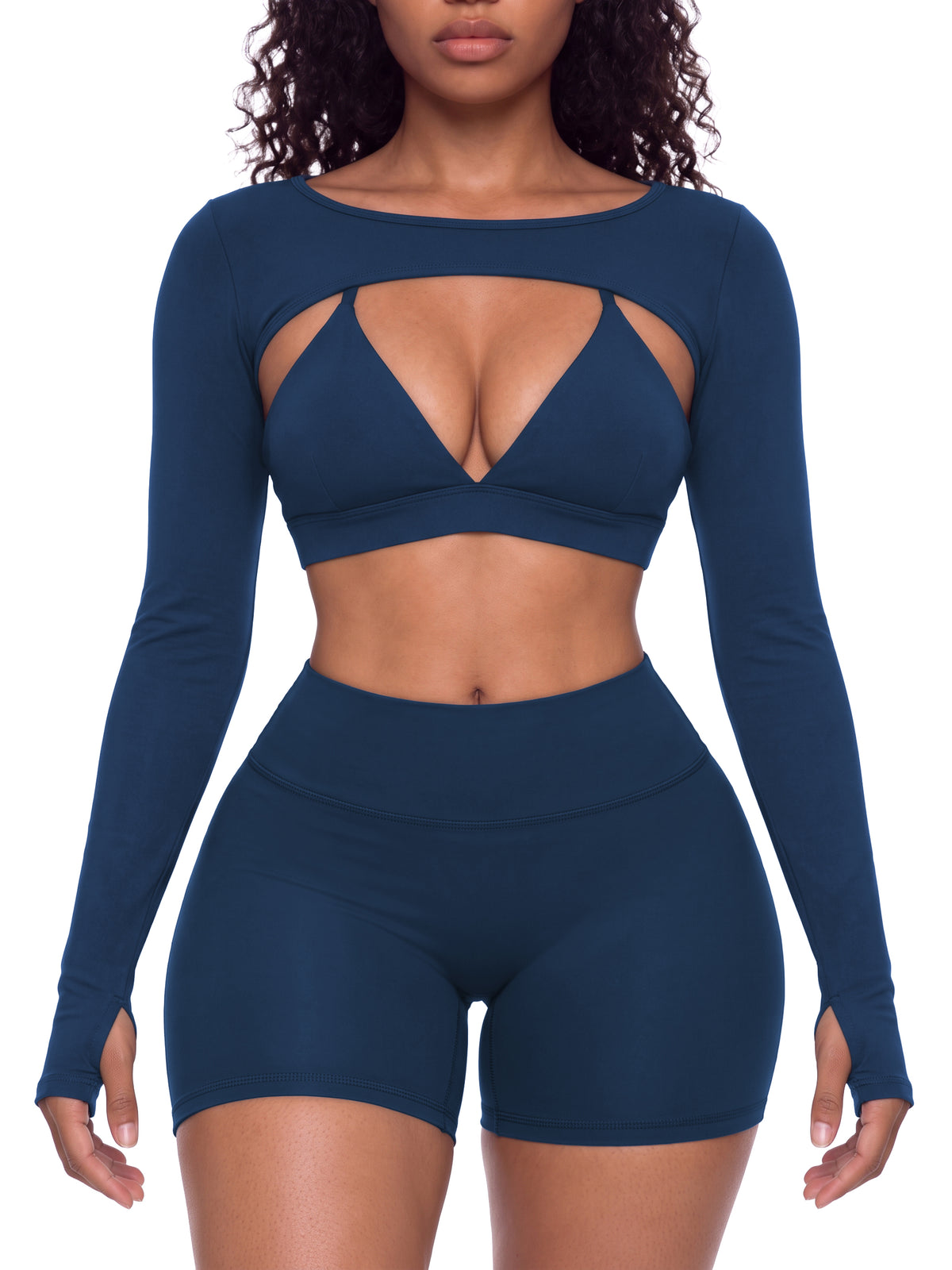 Not So Basic Long Sleeve Half Shirt