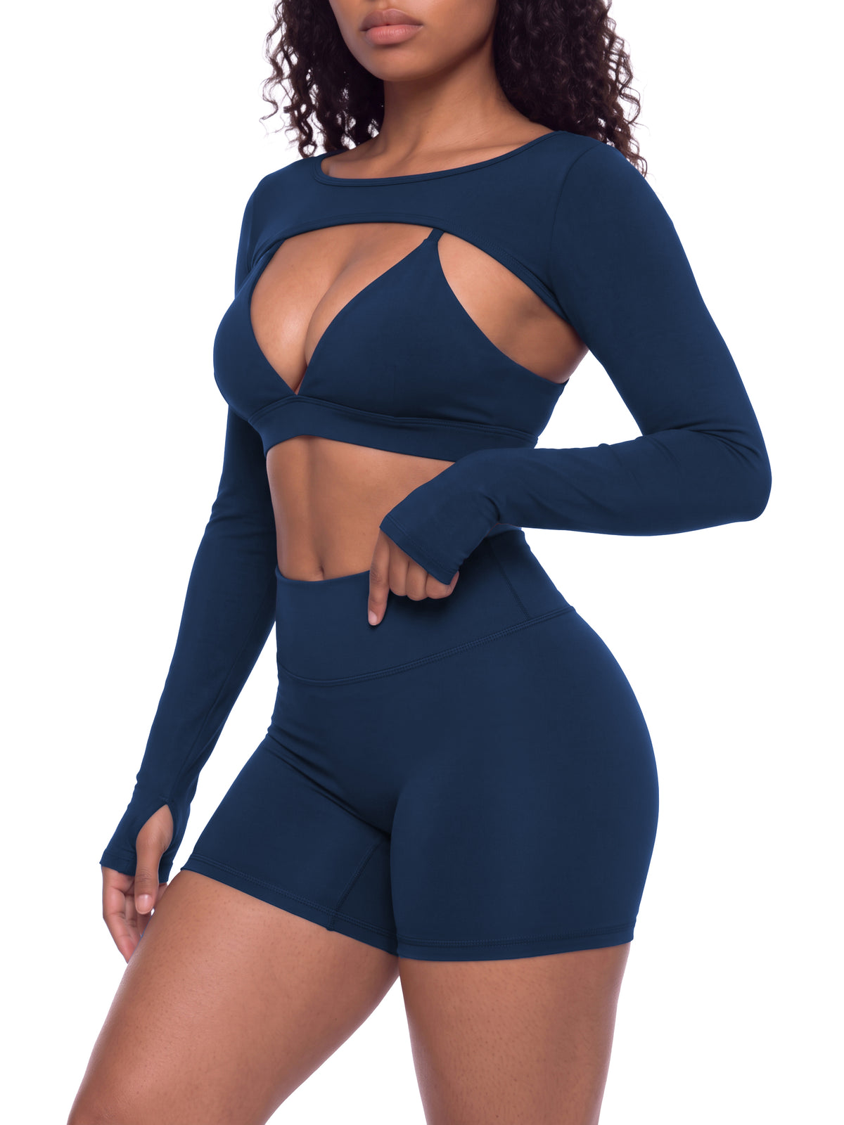 Not So Basic Long Sleeve Half Shirt