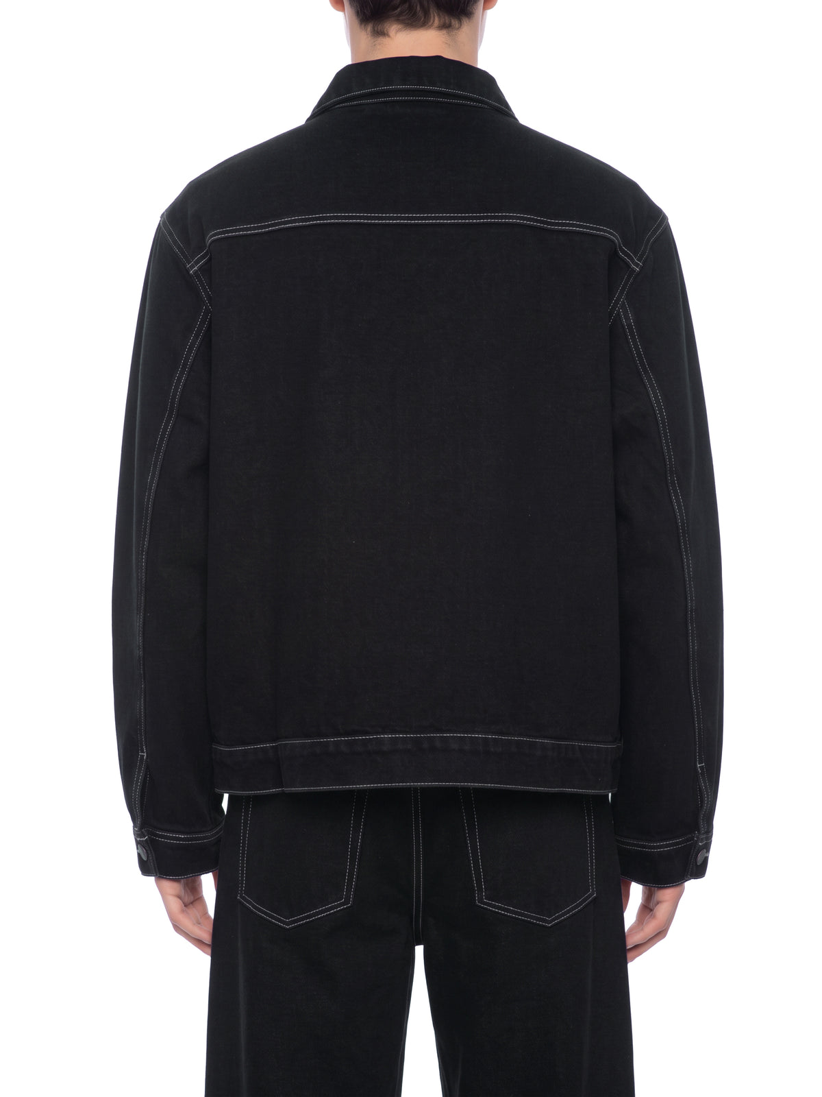 Men's Boxy Raw Denim Jacket